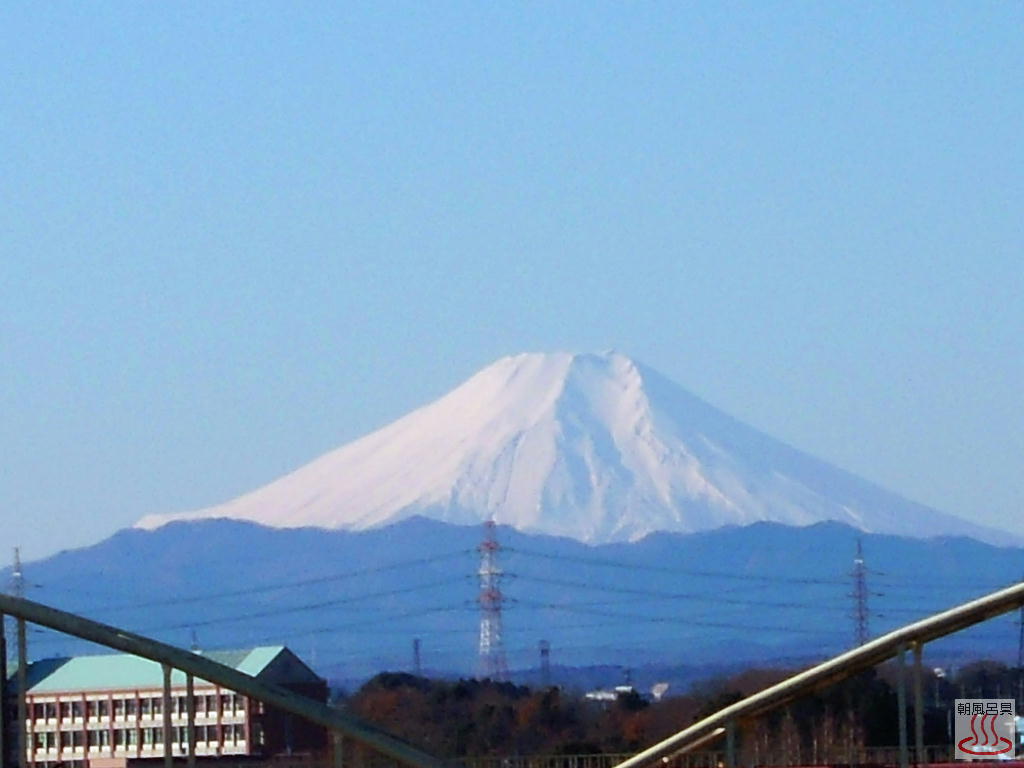 八潮大橋から見た富士山