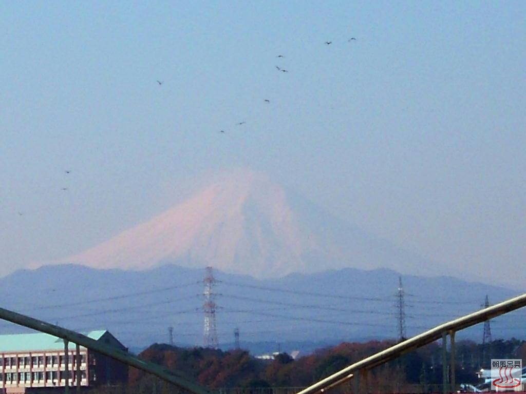 八潮大橋から見た富士山
