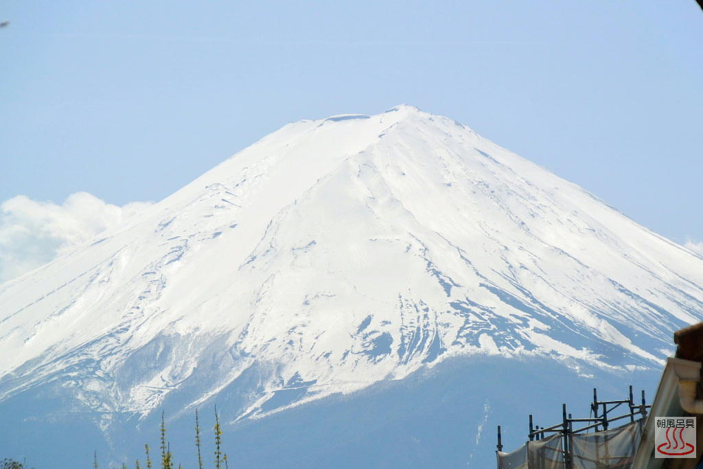 河口湖から見た富士山